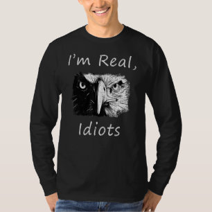T-shirt Les Oiseaux Sont Une Véritable Parodie Angry Eagle