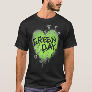 T-shirt Les ongles d'amour verts