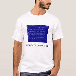 T-shirt Les ordinateurs sont amusement