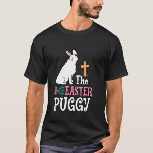 T-shirt Les oreilles de lapin de Pâques Puggy oeufs croisé