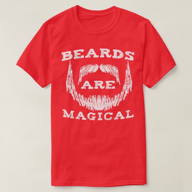 T-shirt Les Oreilles Sont Magique Funny Beard Cadeau (Design devant)