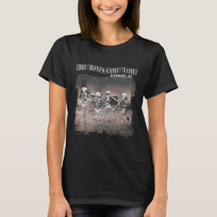 T-shirt Les os Sec Vivent Skeleton Danser Halloween