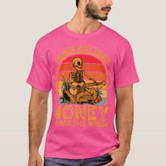 T-shirt Les Os Sont Leur Argent De Même Que Les Vers Retro