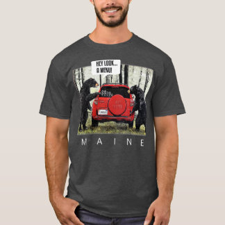 T-shirt Les Ours Disent Regarder Un Menu 