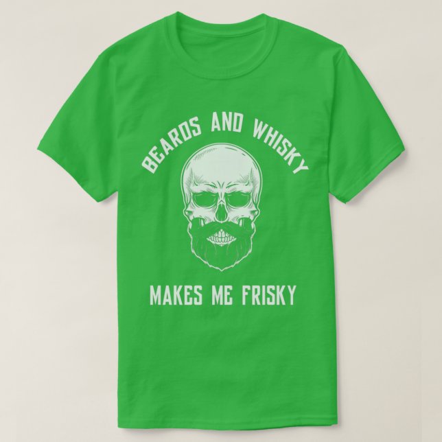 T-shirt Les ours et le whisky me rend frisky Classic TShir (Design devant)