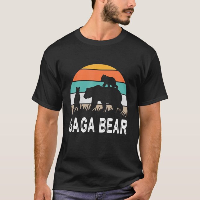 T-shirt Les ours Marchent Ensemble Heureux Moi Papa Papa P (Devant)