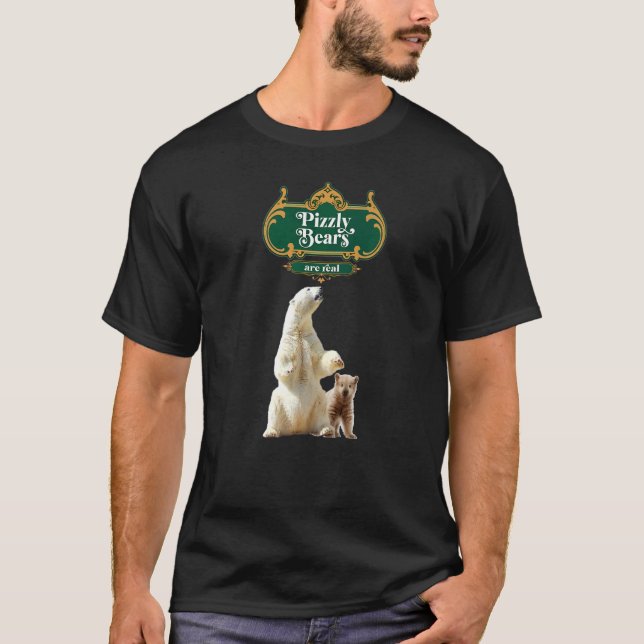 T-shirt Les Ours Pizzly Sont Plus Courants En Raison Du Ré (Devant)