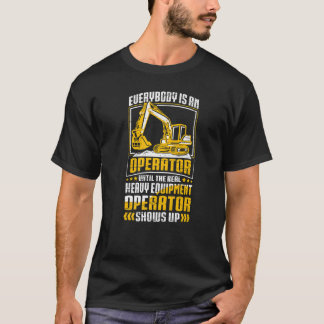 T-shirt Les ouvriers et la construction de l'opérateur rée