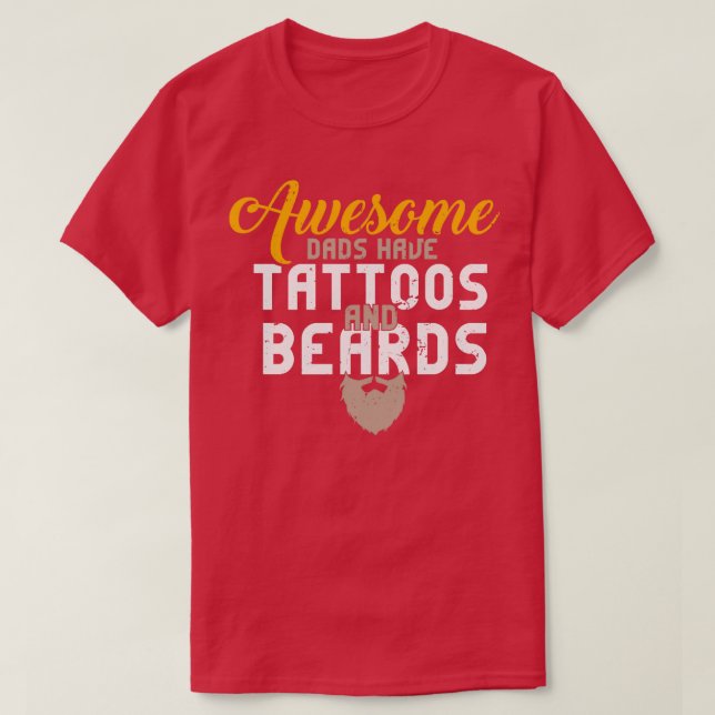 T-shirt Les Padas Géniaux Ont Des Tatouages Et Des Oreille (Design devant)