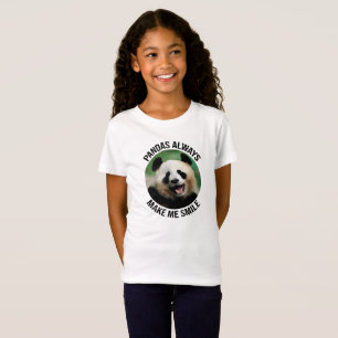 T-Shirt Les Pandas Me Font Toujours Sourire