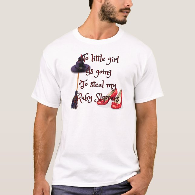 T-shirt Les pantoufles rouges sont les miennes (Devant)