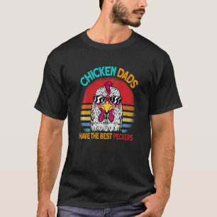 T-shirt les papas de poulet ont les meilleurs pics poulet 