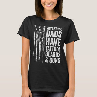 T-shirt Les papas fantastiques ont Tattoos Les ours et les