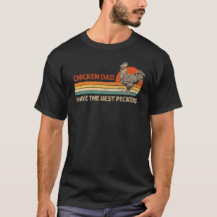 T-shirt Les papas poulets ont les meilleurs becs Vintage