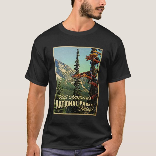 T-shirt Les parcs nationaux américains (Devant)