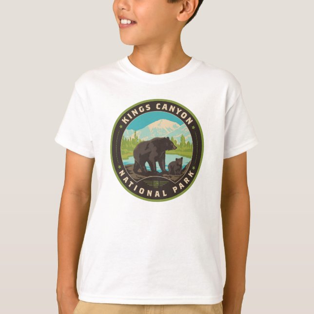 T-shirt Les parcs nationaux du Kings Canyon (Devant)