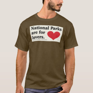 T-shirt Les parcs nationaux sont pour les amoureux autocol