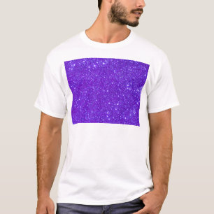T-shirt Les parties scintillantes pourpres d'étincelle