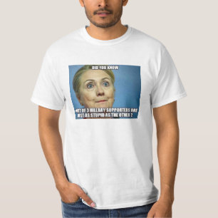 T-shirt Les partisans d'Hillary
