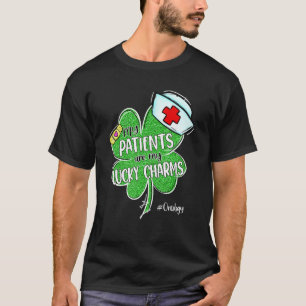 T-shirt Les Patients Sont Mes Charmes Chanceux Oncologie I