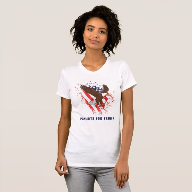 T-shirt Les patriotes de Trump (Devant entier)