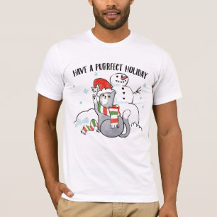 T-shirt Les pattes de Père Noël ont des vacances de