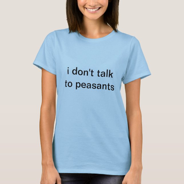 T-shirt les paysans ruinent tout (Devant)