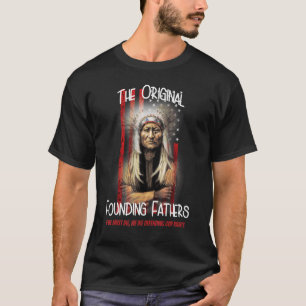 T-shirt Les Pères Fondateurs d'origine amérindienne