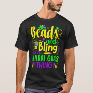 T-shirt Les perles et la lessive C'est un Mardi Gras Thing