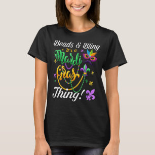 T-shirt Les perles et la lessive C'est un Mardi Gras Thing
