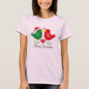 T-shirt Les perruches de Noël ont personnalisé la chemis