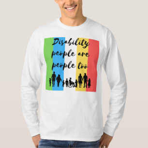 T-shirt les personnes handicapées sont aussi des personnes