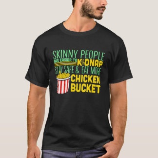 T-shirt Les Personnes Minces Sont Plus Faciles À Kidnapper