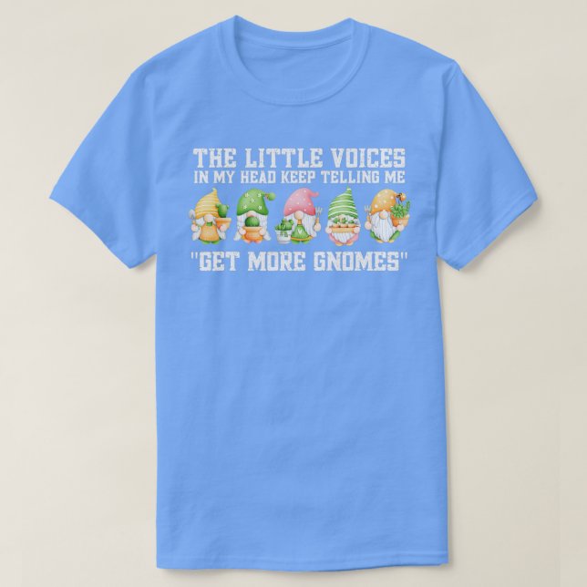 T-shirt Les Petites Voix Dans Ma Tête Continuent À Me Dire (Design devant)