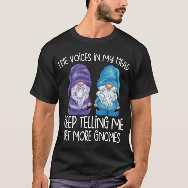 T-shirt les petites voix dans ma tête continuent à me dire (Devant)