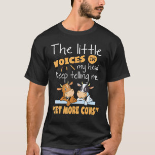 T-shirt Les Petites Voix Dans Ma Tête Continuent À Me Dire