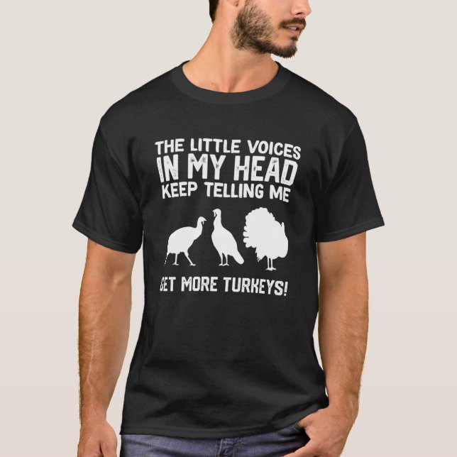 T-shirt les petites voix dans ma tête continuent à me dire (Devant)
