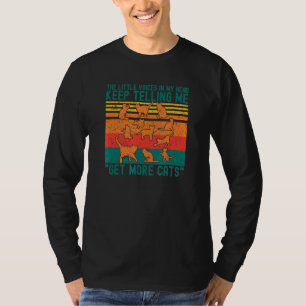 T-shirt Les Petites Voix Dans Ma Tête Continuent À Me Dire
