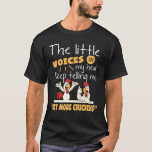 T-shirt Les petites voix dans ma tête n'arrêtent pas de me