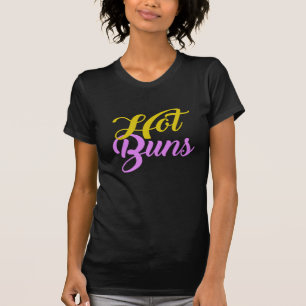 T-shirt Les petits pains chauds jouent sur les mots double