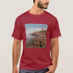 T-shirt Les phares   Montauk Point Long Island