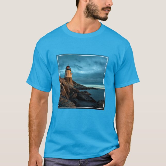 T-shirt Les phares | Phare de Castle Hill (Devant)