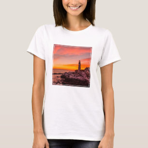 T-shirt Les phares   Portland Head Cape Elizabeth Maine