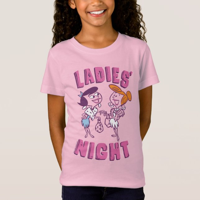 T-Shirt Les Pierrafeu | Betty & Wilma - La nuit des dames (Devant)