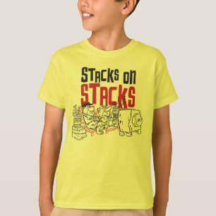T-shirt Les Pierrafeu Fred & Barney - Stacks on Stacks