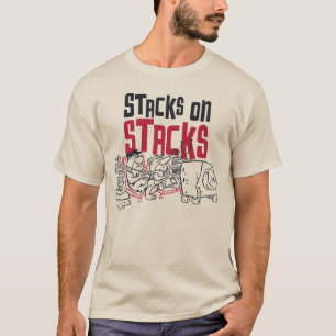 T-shirt Les Pierrafeu Fred & Barney - Stacks on Stacks