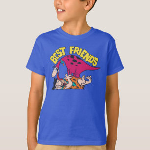 T-shirt Les Pierrafeu Fred & Dino - Les meilleurs amis
