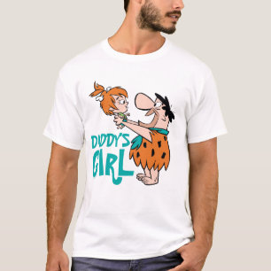 T-shirt Les Pierrafeu Fred & Pebbles - Daddy's Girl