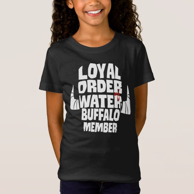 T-Shirt Les Pierrafeu | Loyal Order Water Buffalo Membre (Devant)