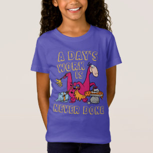 T-Shirt Les Pierrafeu   Maison de nettoyage Dino